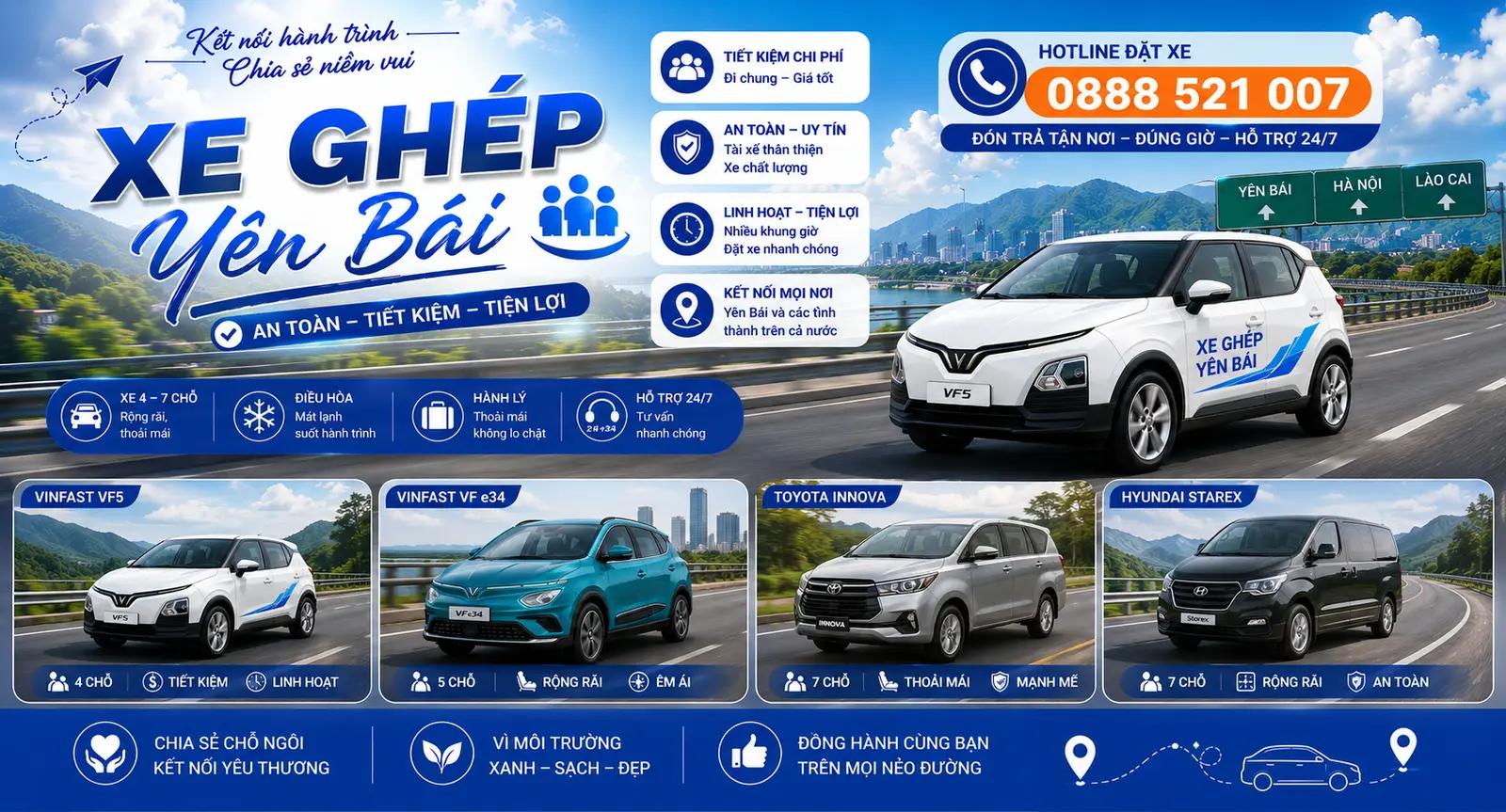 Xe Ghep Yen Bai Ha Noi